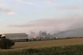 FOTO/VIDEO: Znane so podrobnosti včerajšnje gasilske intervencije v podjetju Saubermacher