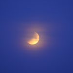 Jasno nebo nam je omogočilo lep pogled na začetek luninega mrka